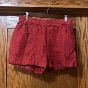 Old Navy High Waist Red Shorts